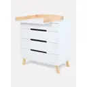 Комод пеленальный детский Rant Indy pro вес до 80 кг цвет белый