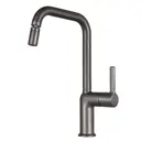 Смеситель кухонный Ина общая высота 34.2 см цвет вороненая сталь