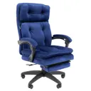 Офисное кресло Chairman Home 442 73x114x70 см велюр цвет синий