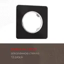 Рамка для розеток и выключателей Arte milano 502.13-1.black 1 пост цвет черный