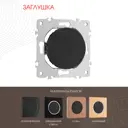 Заглушка для вывода кабеля Arte Milano 202.50-1.black цвет черный