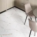 Керамогранит Duna Magnum White Carving 60x60 матовый карвинг цвет серый 1.44 м²