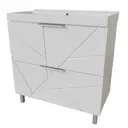 Тумба под раковину напольная Mixline Гранд 553028 76см цвет белый