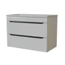 Тумба под раковину подвесная Mixline Лайн 555463 69.4см цвет белый