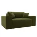 Кресло Лига-036 НПБ Лига диванов 121282 1500x84x111 см микровельвет цвет зеленый