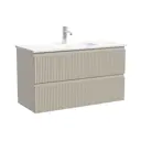 Тумба под раковину подвесная Sancos Snob R SNR90/39CE 89см цвет beige soft