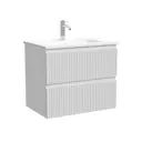 Тумба под раковину подвесная Sancos Snob R SNR60/39W 59см цвет bianco