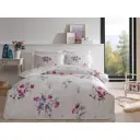 Комплект постельного белья Tac Satin Delux 4245-95777, евро, сатин, розовый