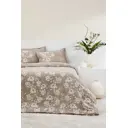 Комплект постельного белья Tac ORGANIK Saten сатин евро наволочки 50 x 70- 2 шт цвет коричневый