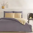 Комплект постельного белья Tac Rainforce RIVEN ранфорс евро наволочки 50 x 70- 4 шт цвет антрацит