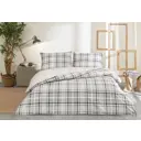 Комплект постельного белья Tac Rainforce YOUNG ранфорс евро наволочки 50 x 70- 2 шт цвет серый