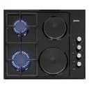 Комбинированная варочная панель Simfer H60Q22B516 4 конфорки цвет черный