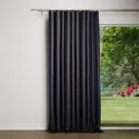 Штора на ленте 140x270 см цвет темно-серый