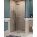 Душевая дверь Belbagno SOFT_CLOSE-2-BF-1-130-C-Cr 130см эффект стекла прозрачный раздвижной