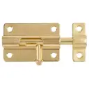 Шпингалет Ajax ЗТ-6 сталь цвет золотистый/цинк