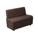 Диван прямой Лачи 100x77x55 см искусственная кожа цвет коричневый