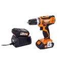 Дрель-шуруповерт аккумуляторная Villager VLN 3220 2BSC 056357, 18 В Li-Ion 2x1.5 Ач