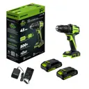 Дрель-шуруповерт аккумуляторная бесщеточная Greenworks DD345 3708307CUC, 24 В Li-Ion 2x2 Ач