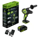 Дрель-шуруповерт аккумуляторная бесщеточная Greenworks GD24DD90 3707507CUB, 24 В Li-Ion 1x4 Ач