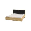 Кровать Росток Либерти 140x200 см цвет дуб крафт золотой/антрацит