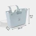 Корзина Berossi Mommy Love 11.06x34.36x28.0 см пластик серая мистерия