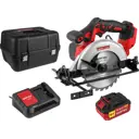 Пила циркулярная аккумуляторная Wortex CCS 1816-1 XLT Set, 18 В Li-Ion 1x4 Ач, 165 мм