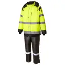 Костюм рабочий утепленный Союзспецодежда Премиум чёрный/лимон размер 64-66 рост 182-188 см