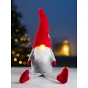 Электрическая светящаяся фигура Luazon Lighting 10874081 Гномик в красной шапке 60 см теплый белый