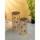 Подставка для цветочного горшка Сима-Ленд Подставка для цветов Финч набор 2 шт диаметр 25 и 20 см 9916678