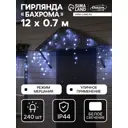 Электрогирлянда Luazon Lighting 10610456 Бахрома Промо 12 м 240 ламп белый