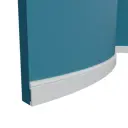 Плинтус напольный Perfect Plus P9929F 80x13x2000 мм ударопрочный белый под покраску