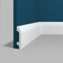 Плинтус напольный Perfect Plus P9941 100x21x2000 мм ударопрочный белый под покраску