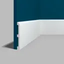 Плинтус напольный Perfect Plus P9970 120x13x2000 мм ударопрочный белый под покраску