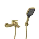 Смеситель для ванны Iddis LAHMG00i02 однорычажный с лейкой и шлангом цвет золото