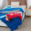 Плед Тачки 140x210 см флис цвет синий