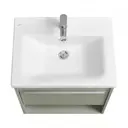 Тумба под раковину в ванную Aquaton 1A287201HP9D0 Хоуп 60 1 ящик цвет хаки