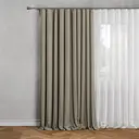 Штора на ленте Miamoza Меланж 200x280 см цвет бежевый