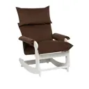 Кресло-трансформер Leset Флекси 58.5x102x81 см велюр цвет белый/коричневый