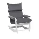 Кресло-трансформер Leset Флекси 58.5x102x81 см велюр цвет белый/серый