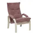 Кресло-трансформер Leset Левада 68.5x110x80 см велюр цвет слоновая кость/тёмно-розовый