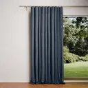 Штора на ленте Камелия 200x280 см цвет серо-синий