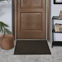 Коврик декоративный полипропилен Нептун 60x90 см цвет коричневый