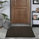 Коврик декоративный полипропилен Нептун 80x120 см цвет коричневый