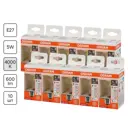 Набор ламп Osram Filament 4058075684041 E27 220-240 В 5 Вт груша 600 Лм нейтральный белый свет 10 шт