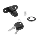 Замок мебельный врезной 20x19 мм цвет черный 1 шт.