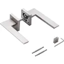 Дверные ручки Inspire Shadow алюминий без запирания цвет никель