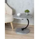 Стол круглый Мебелик 60x60x60 см серый / серебристый