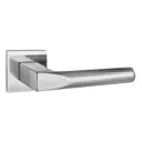 Дверные ручки Puerto Доппио Slim без запирания цвет матовый никель