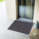Коврик грязезащитный KREAFORTA Pauline полиэстер 60x90 см цвет темно-серый