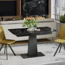 Стол прямоугольный Трия Бридж 120x120 МДФ цвет черный